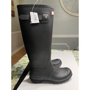 Hunter Tall Black Rain Mud Boots Women’s Sz 10 Style WFT1000RMA